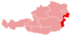 Бургенланд на карте-схеме Австрии