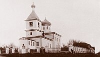 Сергиевская церковь на перекрёстке Большой Сергиевской и Малой Сергиевской улиц