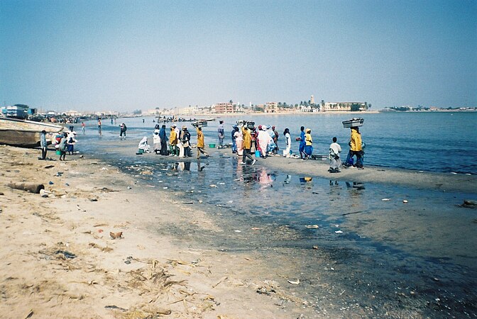 Река Сенегал в Сен-Луи