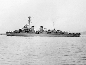 USS O'Bannon на верфи Mare Island, 1951 год