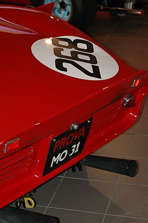Ferrari 268 SP Prova