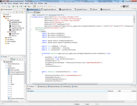 Скриншот программы Adobe Flash Builder