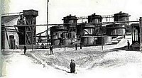 Очистительное отделение керосинового завода Нобелей в Баку, 1890 г.
