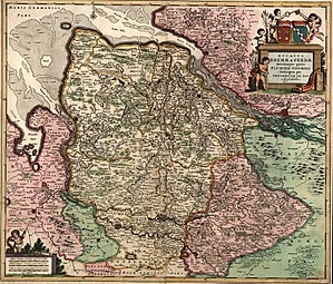 Герцогство Ферден в 1655 году.