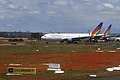 Самолёты авиакомпании Transbrasil в аэропорту Бразилиа