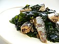 Блюдо из сардин и вакамэ (Япония)