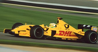 В 2002 году DHL спонсировала команду «Джордан» на Гран-при Формулы-1