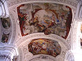Базилика монастыря Вейнгартен, барочные фрески