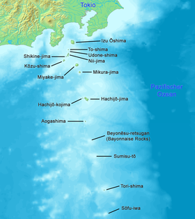 Карта островов Идзу