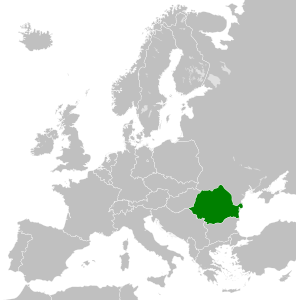 Социалистическая Республика Румыния на карте[К 1]