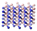 β-BN, структура типа сфалерита