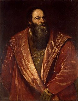 Тициан. Портрет Аретино. 1545. Палаццо Питти