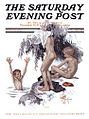 Обложка журнала The Saturday Evening Post за август 1911 года, художник — Джозеф Лейендекер[43].