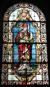 Святой Арнульф Витраж в часовне Санта-Глоссинда (фр.) в Меце