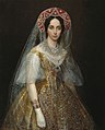 Портрет цесаревны Марии Александровны в платье à la russe. Не позднее 1855