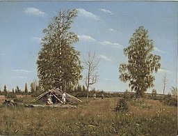 Отдых на сенокосе[7] (1860)