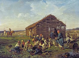 Отдых на сенокосе[5] (1861)