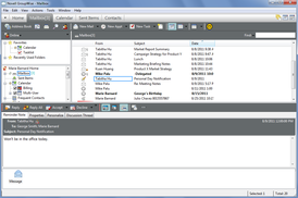 Скриншот программы GroupWise