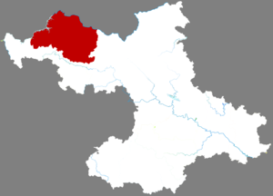 Лунлиньский многонациональный автономный уезд на карте