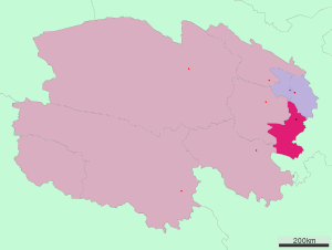 Хуаннань-Тибетский автономный округ на карте