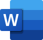 Логотип программы Microsoft Word (macOS)