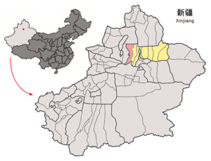 Манас на карте