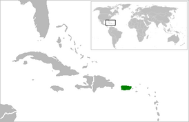 Пуэрто-Рико на карте мира