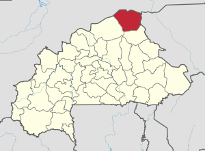 Агашер на карте Буркина-Фасо