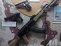 AK-63, захваченный американскими войсками во время войны в Персидском заливе, выставка 45-го пехотного музея