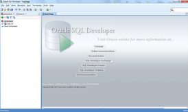 Скриншот программы Oracle SQL Developer