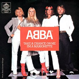 Обложка сингла ABBA «Take a Chance on Me» (1978)