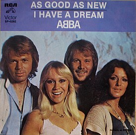 Обложка сингла ABBA «As Good as New» (1979)