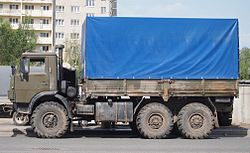 КамАЗ-4310, грузовой автомобиль с тентованной бортовой платформой (просторечное — бортовой автомобиль).