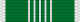 Width-44 myrtle green ribbon with width-3 white stripes at the edges and five width-1 stripes down the center; the central white stripes are width-2 apart