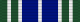 Width-44 ribbon with two width-9 ultramarine blue stripes surrounded by two pairs of two width-4 green stripes; all these stripes are separated by width-2 white borders