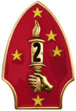 Эмблема 2-й дивизии морской пехоты США