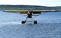 Piper PA-18-150 «Super Cub» (floatplane version) (на озере на стоянке)