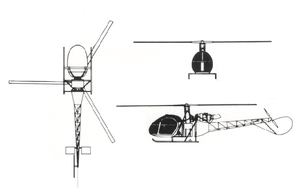 Схема Aérospatiale Alouette II