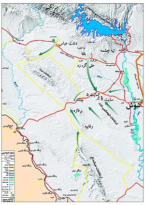 Операция «Фатх ол-Мобин»‎, Карта