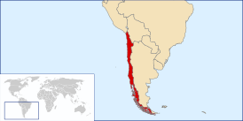 карта: География Чили