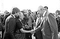 Секретарь ЦК КПУ В. В. Щербицкий встречает Индиру Ганди. Киев, 1982 год.