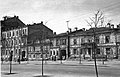 Дома 24, 26 и 28 по ул. Прозоровской (сейчас Эспланадной) в Киеве. 1 мая 1955 г.