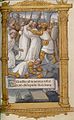 Поверженный раб с отрубленным ухом (средневековая миниатюра)