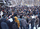 Несанкционированный митинг в Нижнем Новгороде