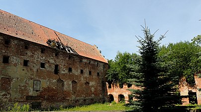 Руины замка Вармийского капитула