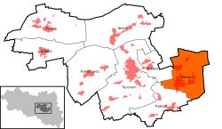 Дойбен на карте городского округа