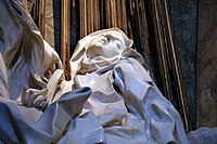 Дж. Л. Бернини. Экстаз святой Терезы. 1646. Деталь