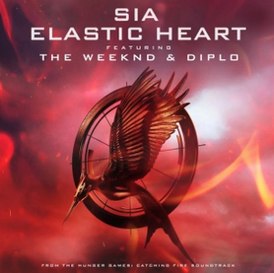 Обложка сингла Sia при участии The Weeknd и Дипло «Elastic Heart» ()