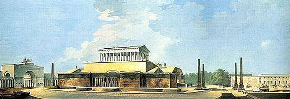 Проект памятника Фридриху II Великому. 1796