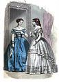 Дама в голубом и дама в сером, 1854